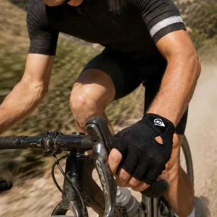 DUNLOP SENIOR CYCLING GLOVES S.XL - BLACK