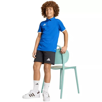 adidas Entrada 26 vaikiški polo marškinėliai mėlyni JZ6625
