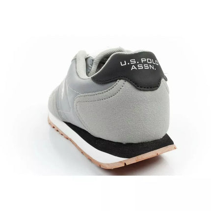 US Polo Assn sports shoes sneakers men's fashionable comfortable gray