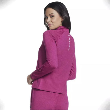 Skechers Skech-Knits Ultra Go 1/4 Zip LT4-PNK Pink S