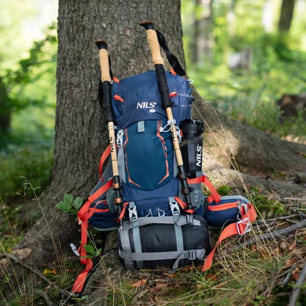 NC1993 NORTHLAKE NAVY BLUE TOURIST BACKPACK 30L+10 NILS CAMP