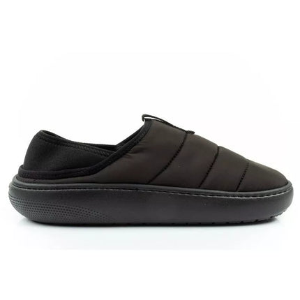 Crocs men's shoes slippers Classic Puff Moc slippers black insulated