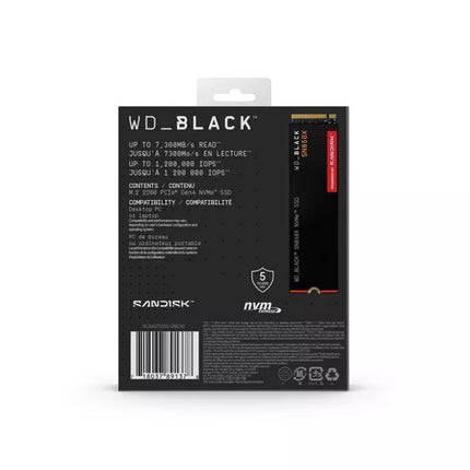 WD Black SN850X WDS400T2X0E SSD (4 TB; M.2; PCIe NVMe 4.0 x4)