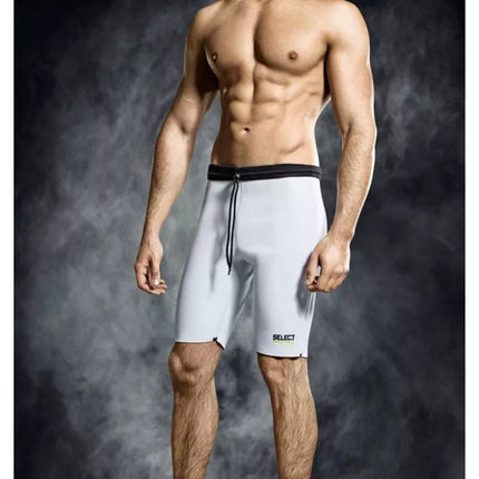 SELECT PROTECTOR SHORTS 6400 balta/juoda su apsauga ir šilumos išlaikymu, 2 spalvų.