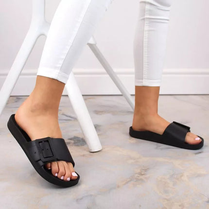 Big Star W FF274A389 papludimiai šlepetės juodos