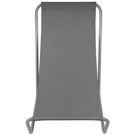 FOLDABLE GARDEN AND BEACH CHAIR AND BAG GREY ENERO CAMP