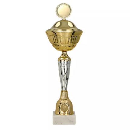 Metal cup with a lid