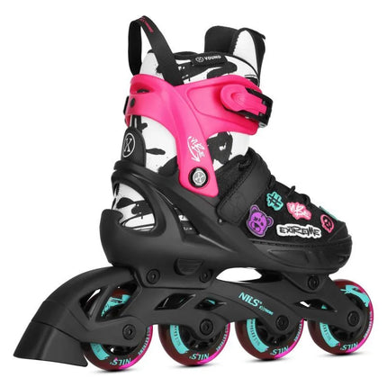 NA2053A VIBE PINK ROLLER SKATES SIZE M(37-40) NILS EXTREME