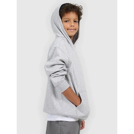 Boy's sweatshirt with hood, open, 4F 4FJWMM00TSWSM1860-25M