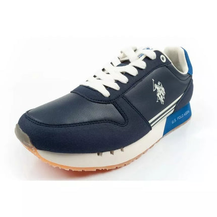 US Polo Assn sports shoes sneakers men's fashionable comfortable blue
