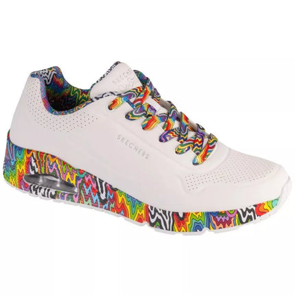 Skechers Uno - Stark Mini Drip 183518-WMLT Balta