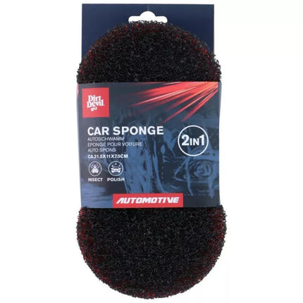 Dvipusė automobilio plovimo kempinė 21.5X11CM DIRT DEVIL
