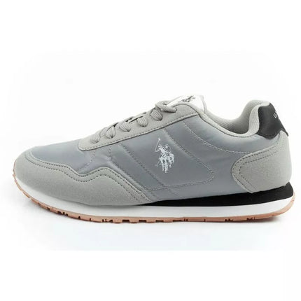 US Polo Assn sports shoes sneakers men's fashionable comfortable gray