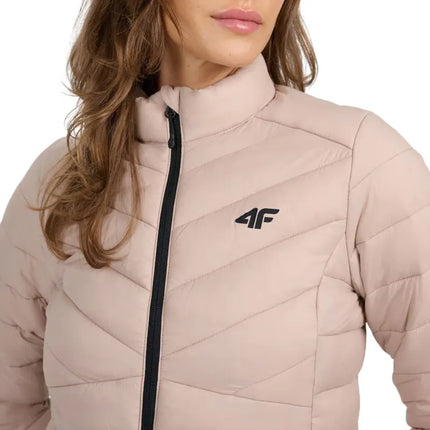 Women's jacket 4F F0855 beige 4FWSS26TDJAF0855 83S