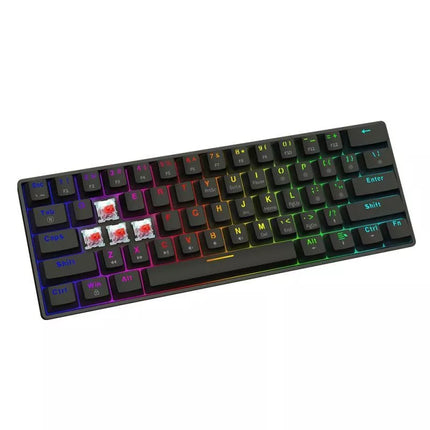 SAVIO MECHANINĖ KLAVIATŪRA BLACKOUT X2 OUTEMU RED HOT SWAP