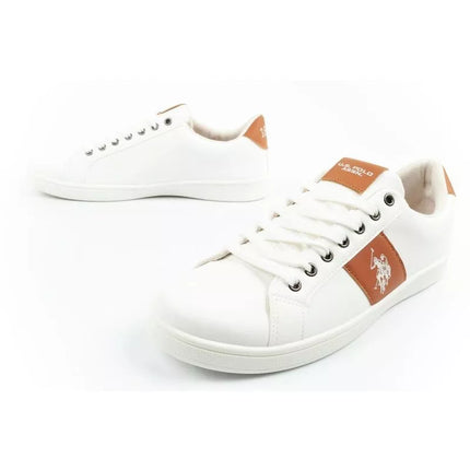 US Polo Assn. shoes sneakers men's fashionable white comfortable