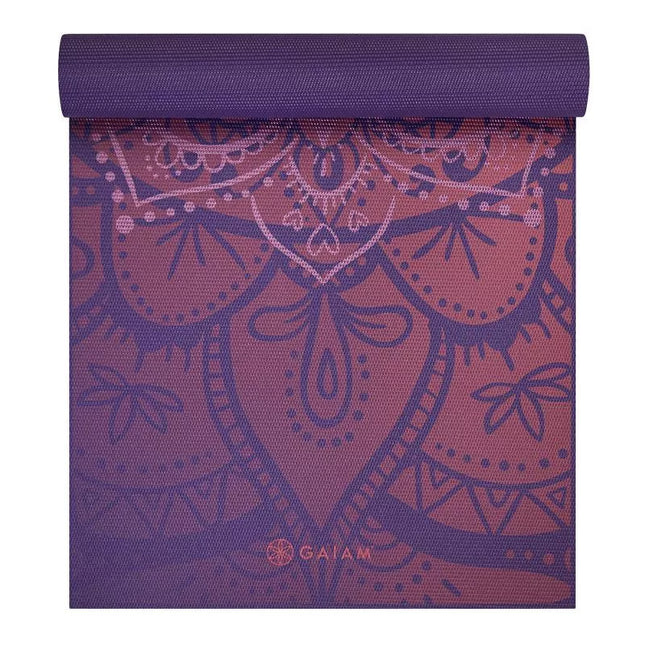 Gaiam Premium Atėnų Rožinė Jogos Kilimėlis 6 mm 63958