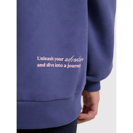 Oversized sweatshirt without a hood for girls 4F 4FJRAW25TSWSF2428-33S