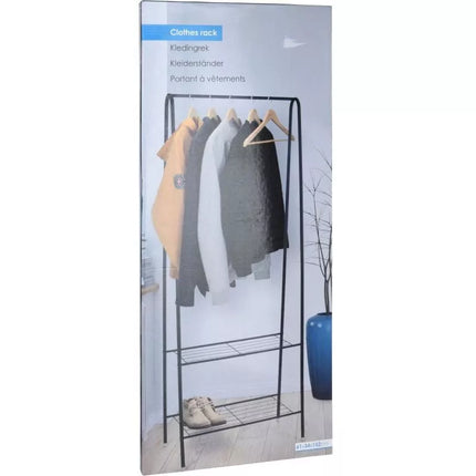 WARDROBE DRESSING ROOM HANGER WITH SHELVES 60x34x151 CM