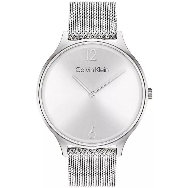 CALVIN KLEIN Nesenstantis tinklinis moteriškas laikrodis 25200001 + DĖŽUTĖ