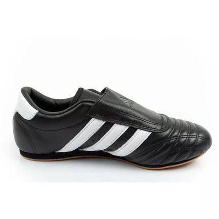 Adidas Women's Taekwondo Sports Shoes Black Leather Slip-On