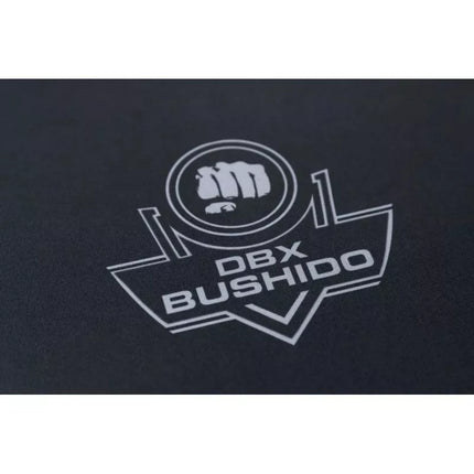 Pilki ilgomis rankovėmis rashguard su DBX Bushido logotipu