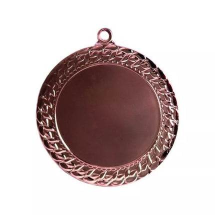 Bronze medal overall with space for a 50 mm emblem - steel medal
