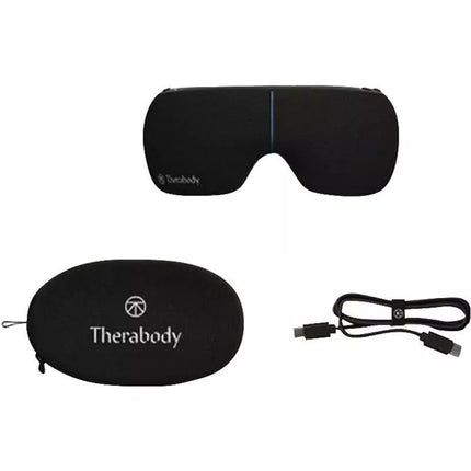 Therabody SmartGoggles 2.0 atsipalaidavimo akiniai juodi