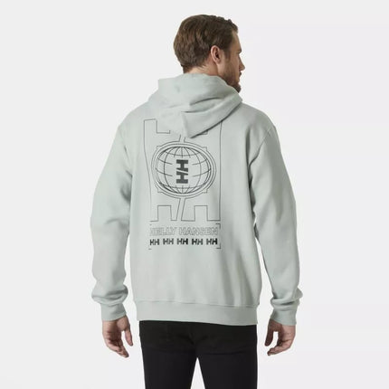 Helly Hansen medvilninis flisinis džemperis su gobtuvu M 54158 462