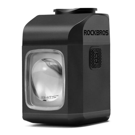 Rockbros M8 1600lm priekinis dviračio žibintas su nuotolinio valdymo pulteliu 10m, įkraunamas 4000 mAh – juodas