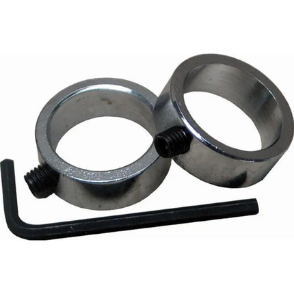 BAR CLAMPS RINGS CHROME SET 2 PCS BEST SPORTING fi30