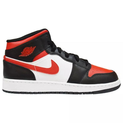 Air Jordan 1 Mid GS Fire Red krepšinio batai - 554725-079