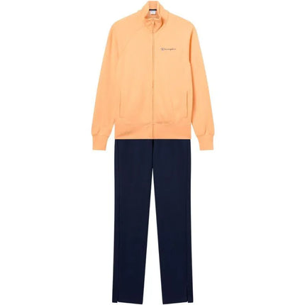 Champion Full Zip Suit Women's Tracksuit Orange and Navy Blue 117988 OS069
