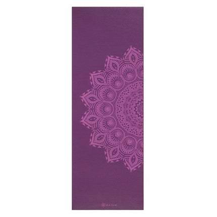 Violetinė mandalos jogos kilimėlis 6mm GAIAM 62202