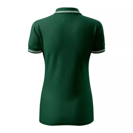 Moteriški urban polo marškiniai (tamsiai žali)