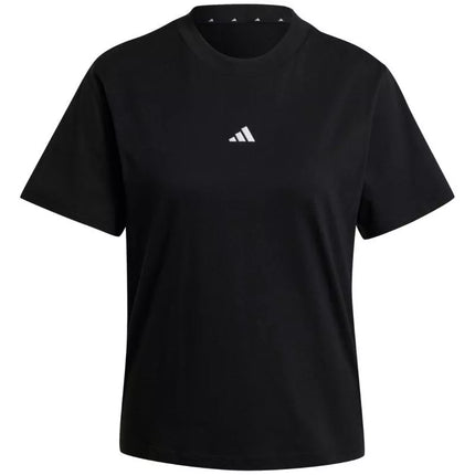 adidas Essentials marškinėliai su mažu logotipu iš medvilnės, moteriški, JC5943