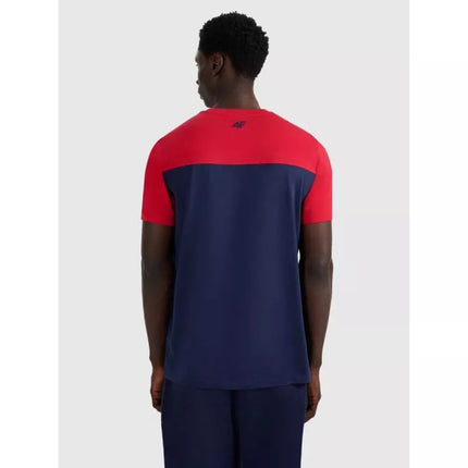 Men's regular printed T-shirt 4F 4FRAW25TTSHM3292-31S