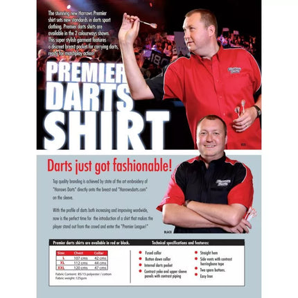 Harrows Premier Shirt Black