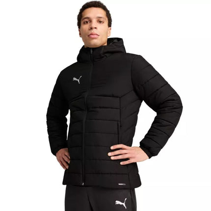 Puma Team Additions Vyriškis su gobtuvu dygsniuota striukė Juoda 659795 03