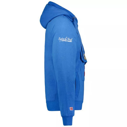 Geographical Norway Gymclass EO DB 100 M džemperis WU6582H/GNO – Royal Blue