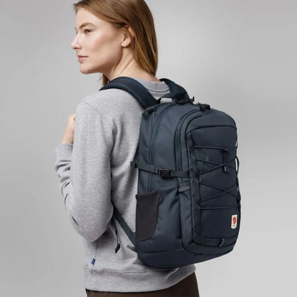 Fjällräven Skule 20 Backpack Navy Blue Oxford, Polyamide, Polyester, Polyurethane Laminate (PUL)
