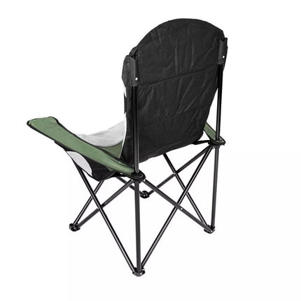 LUX FOLDING CAMPING CHAIR 60X60X105CM GREEN-BLACK