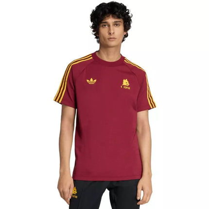 Vyriški adidas AS Roma Originals marškinėliai bordo JZ7185