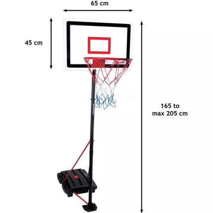 DUNLOP ADJUSTABLE BASKETBALL SET 1.65-2.05M 3IN1