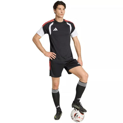 Vyrų adidas Tiro 26 Lygos marškinėliai juoda, balta ir raudona KB1357
