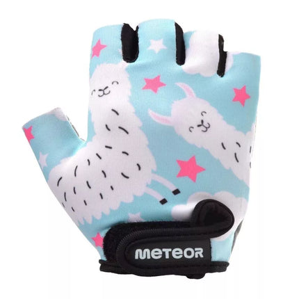Vaikiškos dviratininkų pirštinės Meteor Kids Alpacas Jr 17392, dydis XS