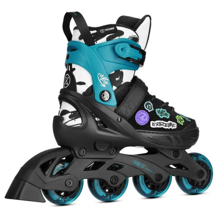 NA2053A VIBE TURQUOISE ROLLER SKATES SIZE M (37-40) NILS EXTREME