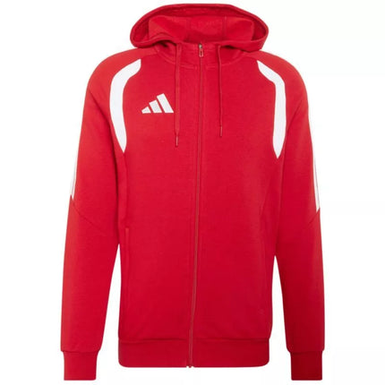 Men's adidas Tiro 26 League Sweat Full Zip Hoodie red KF9106
