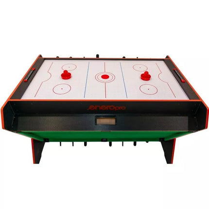 3-in-1 ROTARY GAME TABLE BILLIARDS TABLE FOOTBALL AIR HOOK-UP 121x84.5x85.3CM BLACK