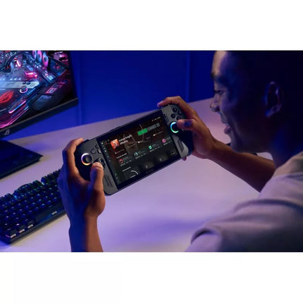 ASUS ROG Ally RC73XA-NH011W su Ryzen AI Z2 Extreme, 7.0" FHD Liečiamasis 120Hz IPS lygio 500 nitų Blizgus ekranas, 24GB LPDDR5X, 1TB SSD, Radeon grafika, 80Wh baterija, Win11, Juodas